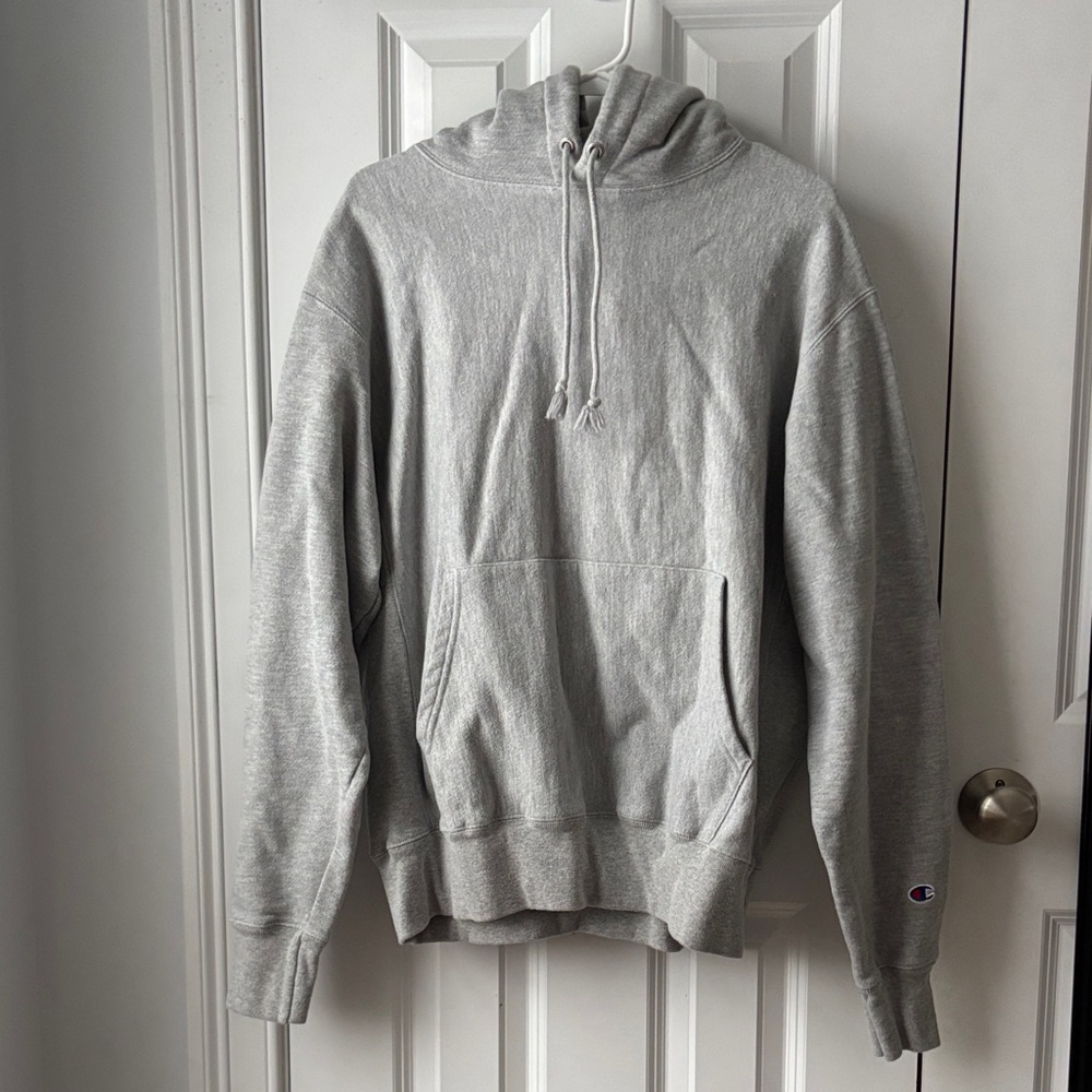 Champion Light Gray Hoodie